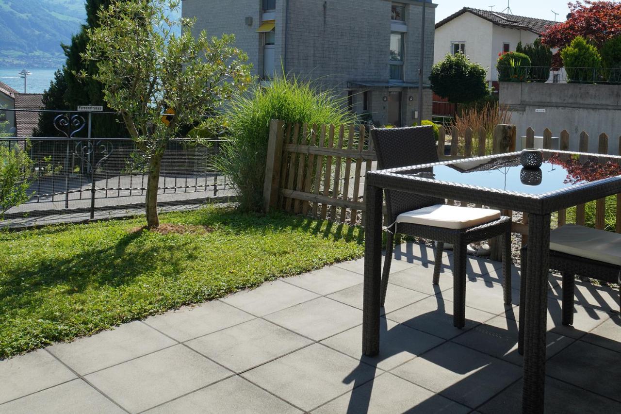Ferienwohnung Gruenegg ゲルサウ エクステリア 写真